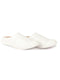 Men White Back Open Stylish Design Slip On Shoes