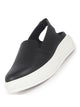 Women Black Height Enhancer Elastic Closure Back Strap Platform Heel Slip On Shoes|Stylish|Chunky|Weekend|Classic Sneaker Shoes