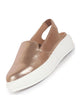 Women Golden Height Enhancer Elastic Closure Back Strap Platform Heel Slip On Shoes|Stylish|Chunky|Weekend|Classic Sneaker Shoes