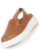 Women Tan Height Enhancer Elastic Closure Back Strap Platform Heel Slip On Shoes|Stylish|Chunky|Weekend|Classic Sneaker Shoes