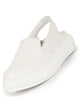 Women White Height Enhancer Elastic Closure Back Strap Platform Heel Slip On Shoes|Stylish|Chunky|Weekend|Classic Sneaker Shoes