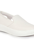 Shop Women Silver Perforated Laser Cut Classic Back Open Slip On Mules Shoes|Work|Casual|Loafer Shoes|Comfort Online.