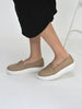 Women Cheeku Chunky Slip Ons Height Enhancer Lightweight Sneaker Shoe|Memory Cushion Insole|Comfortable Anti Skid Sole