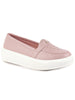 Women Peach Chunky Slip Ons Height Enhancer Lightweight Sneaker Shoe | Memory Cushion Insole | Comfortable Anti Skid Sole