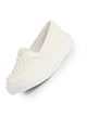 Women White Chunky Slip Ons Height Enhancer Lightweight Sneaker Shoe|Memory Cushion Insole|Comfortable Anti Skid Sole