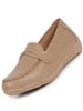 Women Chikku Dress Formal Stitched Tie Buckle Strap Slip On Shoes|Memory Cushion Insole|Pull On Shoe|Office Shoe