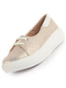 Women Sultan Embellished Lace Height Enhancer Slip On Sneaker|Casual Shoe|Evening Party Shoe|Anti Skid Sole