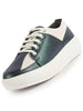 Women Green Lightweight Height Enhancer Chunky Lace-Up Sneakers|Memory Cushion Insole|Evening Party Shoe