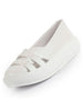 Women White Double Strap Velvet Height Enhancer Slip On Sneakers|Anti Skid Sole|Slip On Shoe|Office Wear