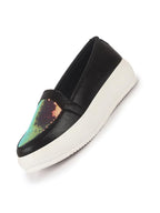 women black embellished slip on ballerina 