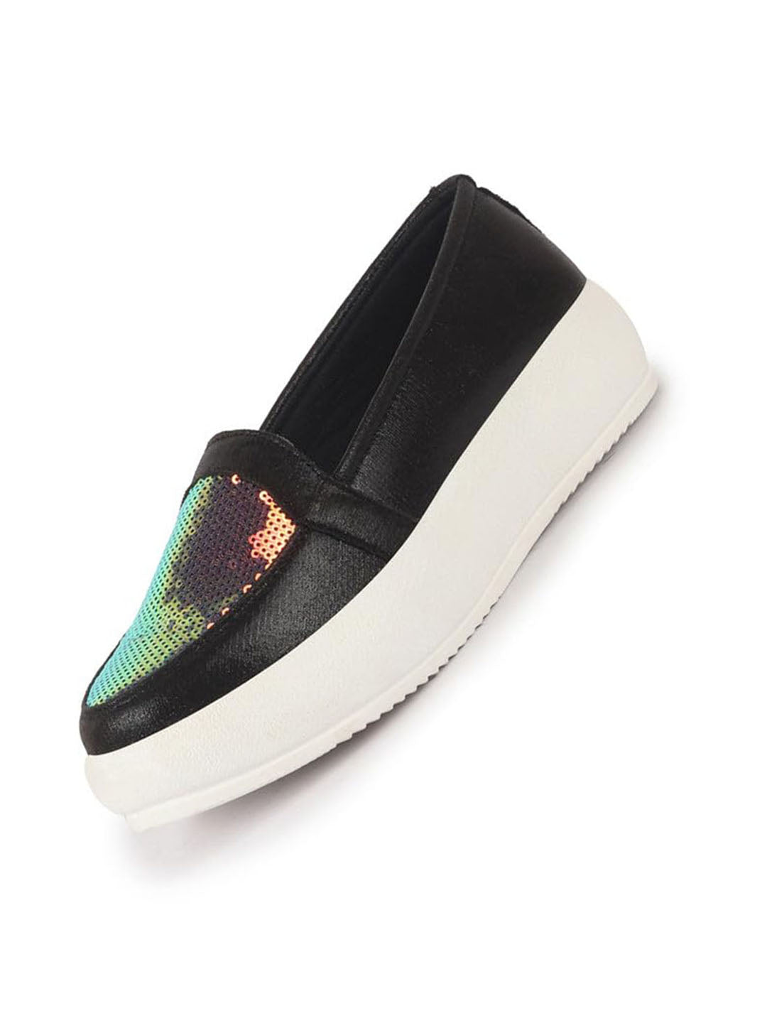 women black embellished slip on ballerina 