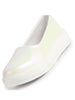 Women White Soft Upper Platform Slip-On Shoes with Cushioned Insole|White Sole Lightweight Casual Comfort Ballet Flats|Ballerina Shoes Anti Skid Sole