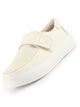 Women White All Day Long Hook and Loop Slip-On Casual Shoes|Soft Insole Sneaker Shoes|Loafers with Platform Sole