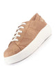 Women Sultan Denim Canvas Lace Up Platform Sneakers|Classic Height Enhancer Casual Shoes for Travel and Outdoor|Cushioned Insole