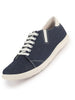 Men Blue Casual Canvas/Fabric Lace-Up Shoes with Elastic Adjustable Support | Lightweight Comfort Insole | Classic Everyday Sneakers with Slip Resistant TPR Sole