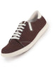 Men Brown Casual Canvas/Fabric Lace-Up Shoes with Elastic Adjustable Support | Lightweight Comfort Insole | Classic Everyday Sneakers with Slip Resistant TPR Sole
