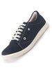 Men Blue Casual Classic Canvas/Fabric Sneaker Shoe | Lightweight Comfort Insole | Everyday 6-Eye Lace Up Shoes with Anti Skid TPR Sole