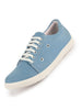 Men Sky Blue Casual Classic Canvas/Fabric Sneaker Shoe | Lightweight Comfort Insole | Everyday 6-Eye Lace Up Shoes with Anti Skid TPR Sole
