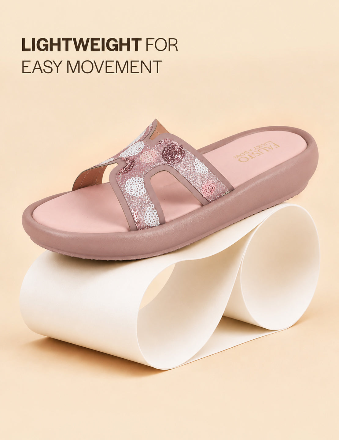 textured upper slide sandals