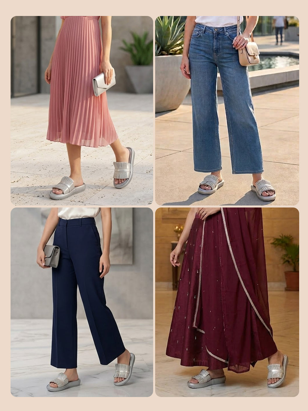 h strap casual sliders