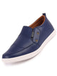 Men Blue Casual Slip-On Loafers