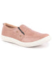 Men Rodiyo Dual Eyelet Detail Slip-On Casual Loafers Rubber Sole | Lightweight Walking Shoes