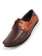Shop Men Brown Casual Slip-On Boat Shoes Online.