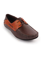 Shop Men Brown Casual Slip-On Boat Shoes Online.