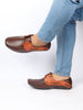 Men Brown Casual Slip-On Boat Shoes