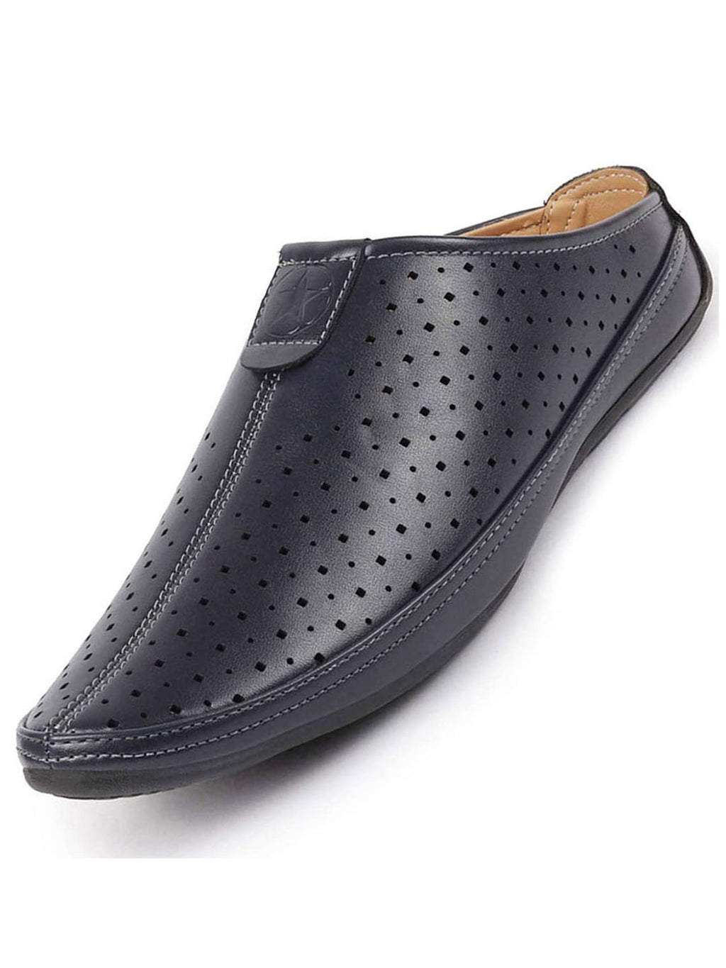 Men Blue Ethnic Slip-On Juttis