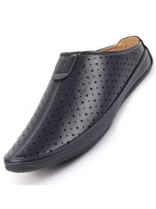 Men Blue Ethnic Slip-On Juttis