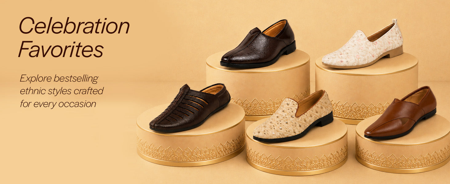 Men Black Ethnic Wedding Party Back Open Laser Cut Design Juttis and Mojaris