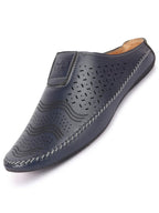 Shop Men Blue Ethnic Slip-On Juttis Online.
