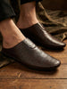 Men Brown Ethnic Slip-On Juttis