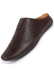 Men Brown Ethnic Slip-On Juttis