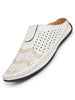 Men White Ethnic Wedding Party Back Open Laser Cut Design Juttis and Mojaris