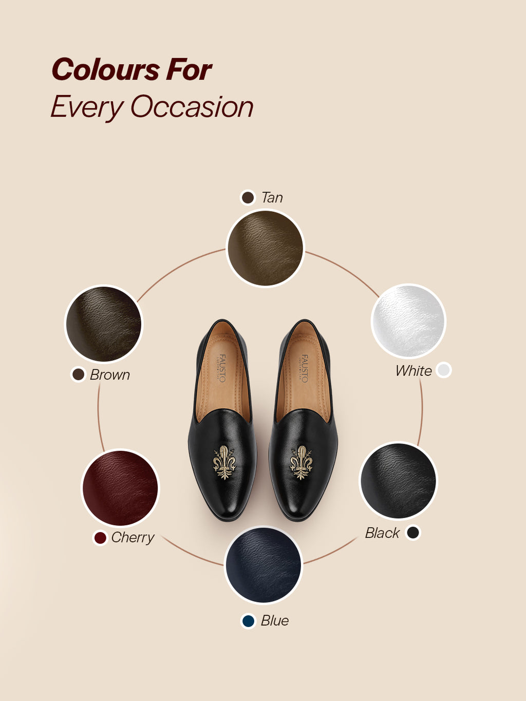 Men Black Ethnic Slip-On Juttis