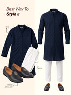 men blue wedding ethnic party embroidery design slip on juttis and mojaris