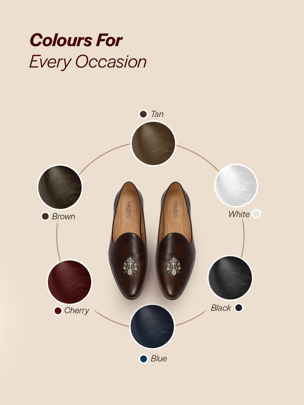 Men Brown Ethnic Slip-On Juttis