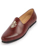 Men Cherry Ethnic Embroidery Juttis and Mojaris