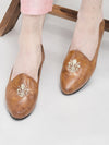 Men Tan Ethnic Slip-On Juttis