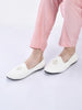 Men White Wedding Ethnic Party Embroidery Design Slip On Juttis and Mojaris