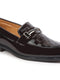 Men Brown Casual Patent Leather Slip-On Loafers