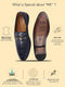 Shop Men Blue Casual Patent Leather Slip-On Loafers Online.