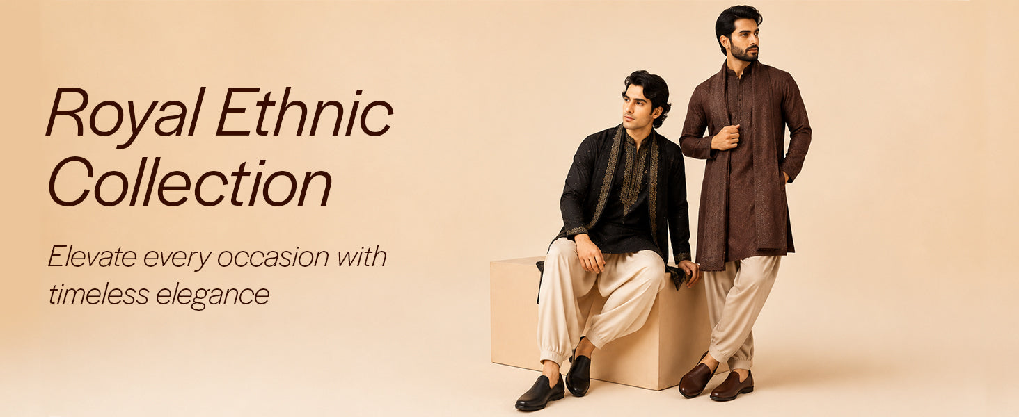 Men Black Ethnic Slip On Stylish Stitched Jutis and Mojaris for Wedding, Festive