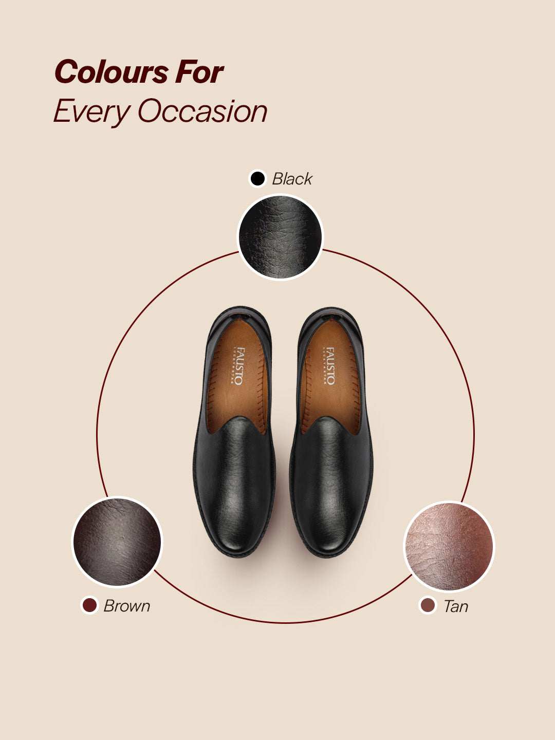 Men Black Ethnic Slip On Stylish Stitched Jutis