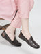 Men Brown Ethnic Slip On Stylish Stitched Jutis