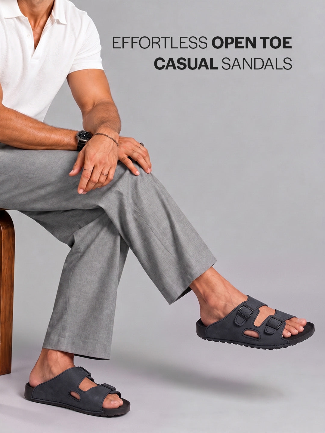 casual open toe sandals