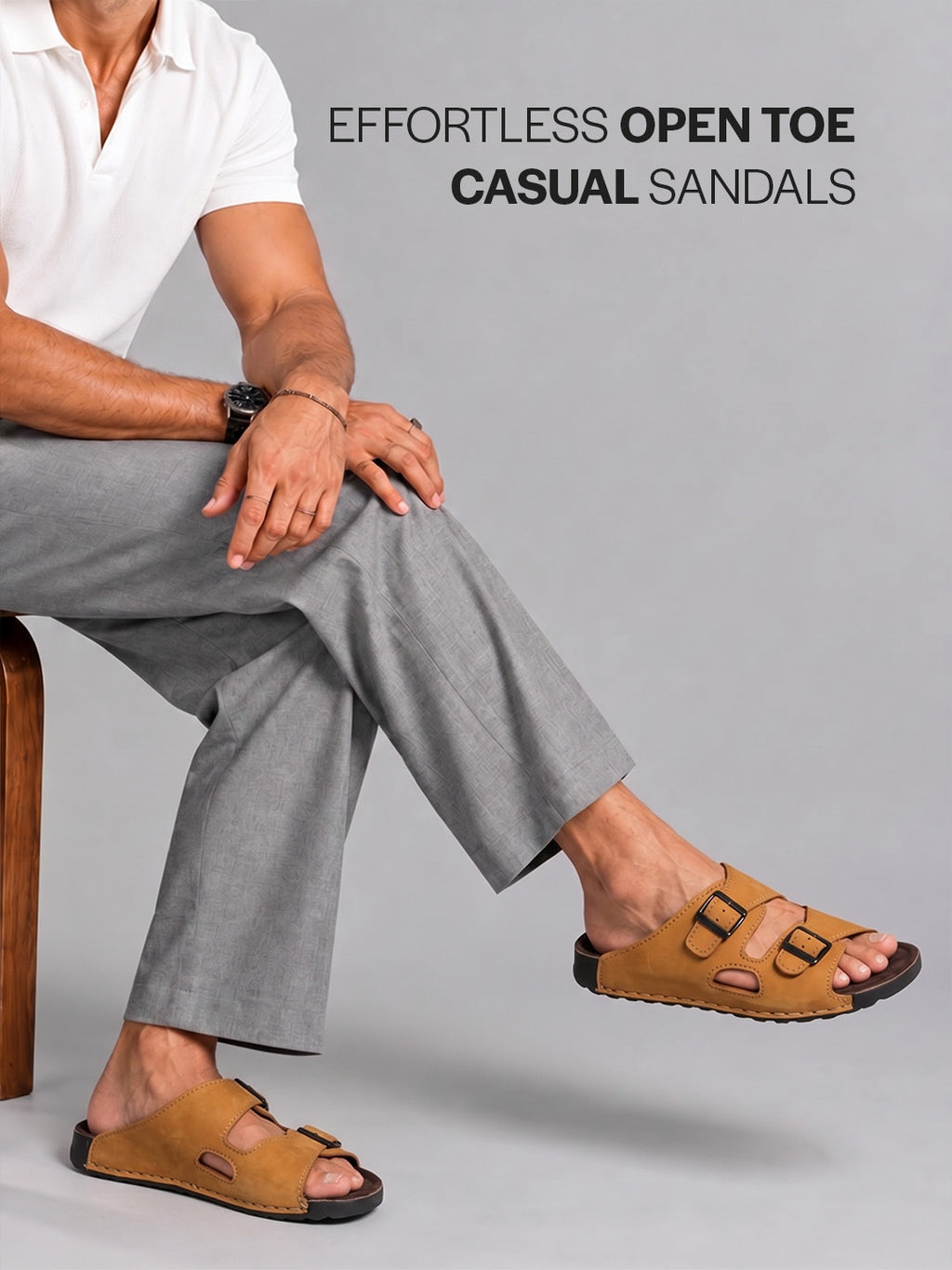 casual open toe sandals