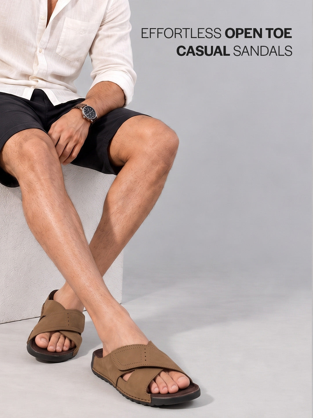 casual open toe sandals